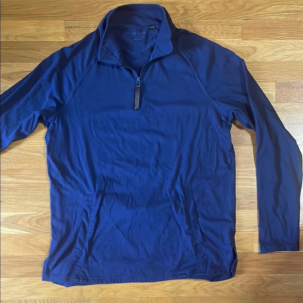 Five Four Blue Zip Up Sweater with pockets